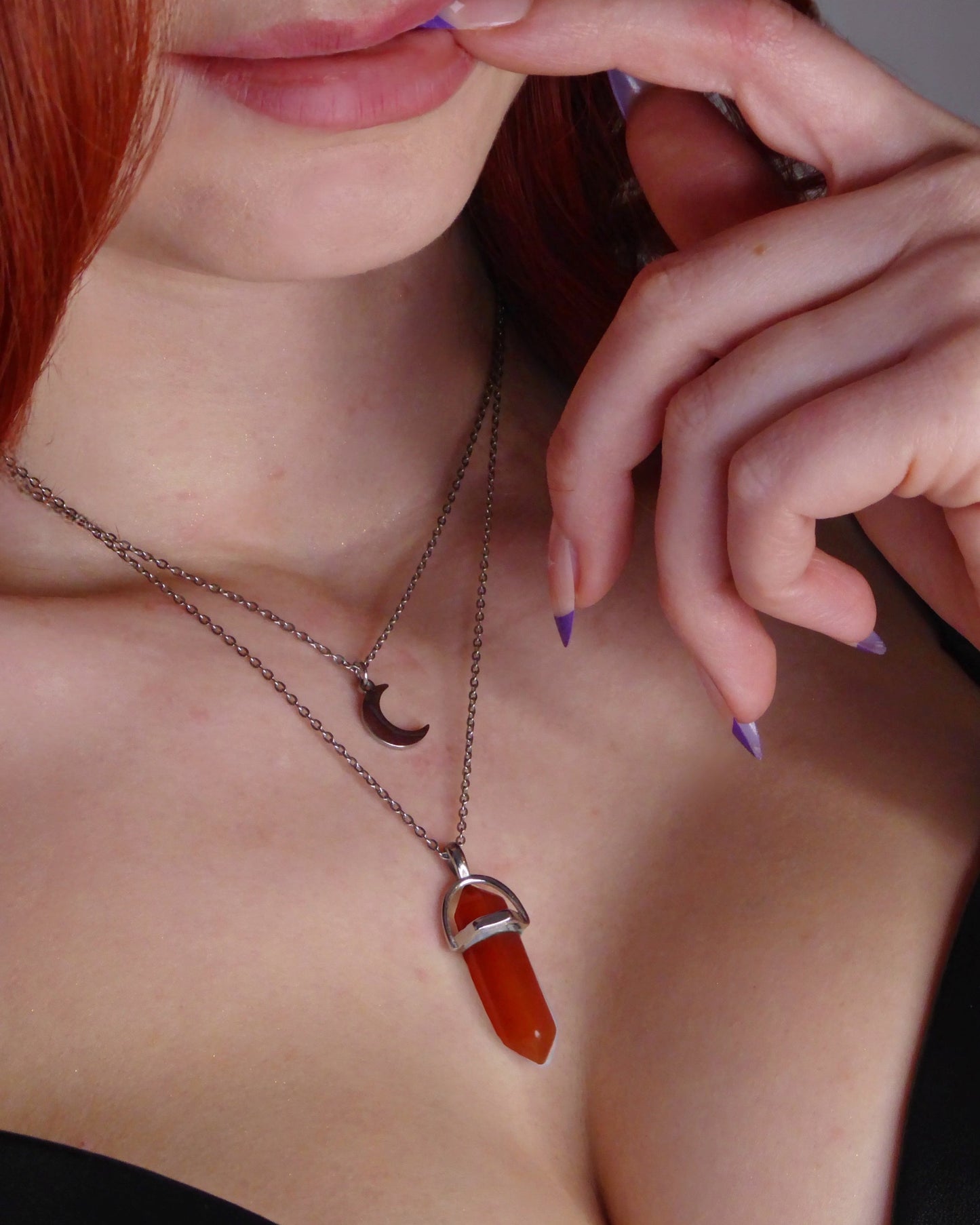 The Bad B*tch Carnelian Necklace π₯